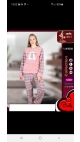 pijama dama baki cocolino 100%micro m-2xl 4/set