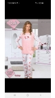 pijama fete cocolino 100%micro 6-14 ani 5/set