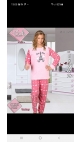 pijama fete cocolino 100%micro 6-14 ani 5/set