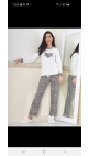 pijama dama baki interlok 100%bbc m-2xl 4/set