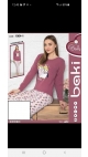 pijama dama baki licra 95%bbc, 5%licra s-2xl 5/set