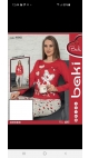 pijama dama baki licra 95%bbc, 5%licra s-2xl 5/set