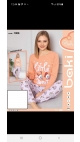 pijama dama baki licra 95%bbc, 5%licra s-2xl 5/set