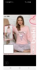 pijama dama baki licra 95%bbc, 5%licra s-2xl 5/set