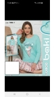 pijama dama baki licra 95%bbc, 5%licra s-2xl 5/set