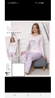 pijama dama baki 100%bbc s-2xl 5/set