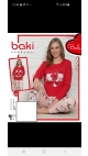 pijama dama baki 100%bbc s-2xl 5/set