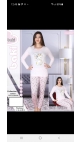 pijama dama baki 100%bbc s-2xl 5/set