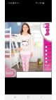 pijama fete 95%bbc, 5%licra 6-14 ani 5/set