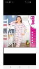 pijama fete 95%bbc, 5%licra 6-14 ani 5/set