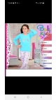 pijama fete 95%bbc, 5%licra 6-14 ani 5/set