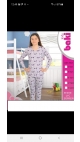 pijama fete 95%bbc, 5%licra 6-14 ani 5/set